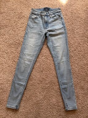 Aeropostale Light Blue High Rise Jeggings Jeans size 2 Long